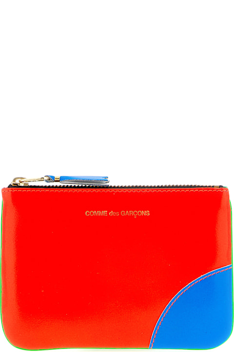 Comme des Garçons Wallet for Kids Comme des Garçons Wallet 'super Fluo' Card Holder