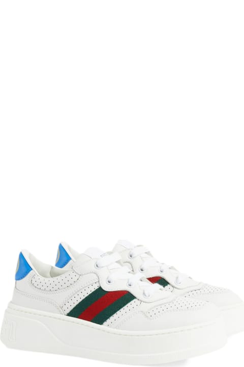 Gucci Shoes for Boys Gucci Gucci Kids Sneakers White