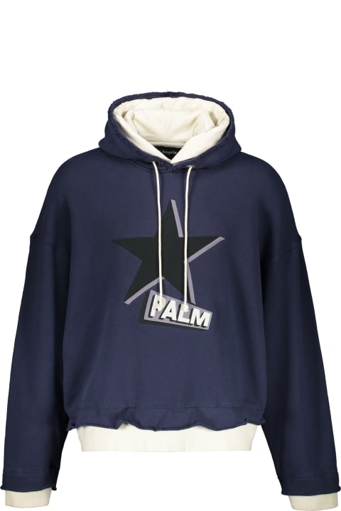 Palm Angels Fleeces & Tracksuits for Men Palm Angels Hooded Sweatshirt