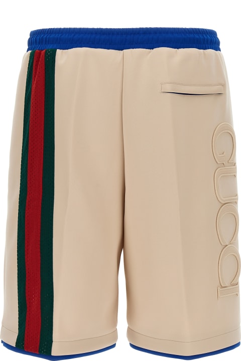 Gucci Pants for Men Gucci Logo Bermuda Shorts