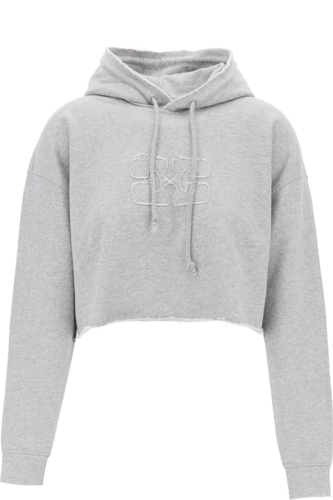 Fleeces & Tracksuits for Women Ganni Isoli Cropped Hoodie