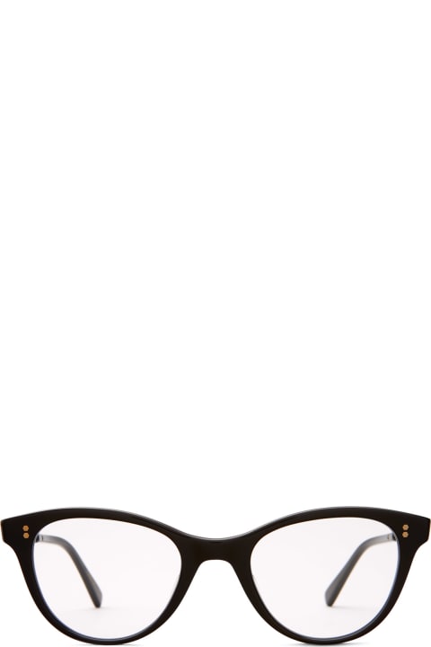 Mr. Leight Eyewear for Women Mr. Leight Taylor C Black-12k White Gold Glasses