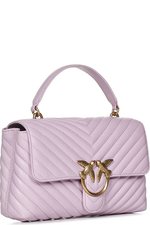 Pinko for Women Pinko Classic Lady Love Bag Puff Chevron Handbag