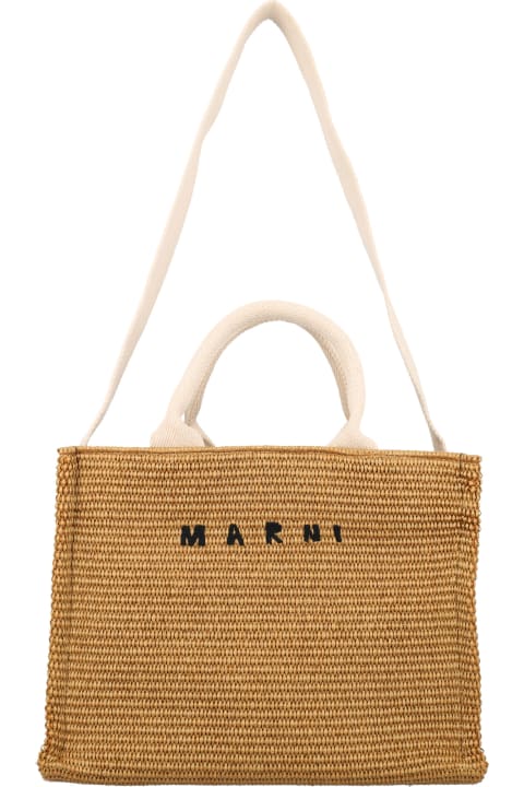 Marni Bags for Women Marni Small Raffia Tote Bag