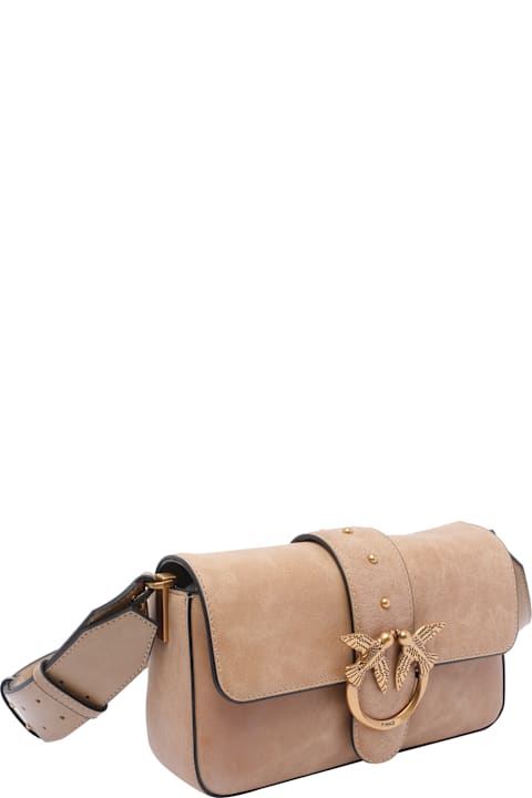 Pinko Bags for Women Pinko Mini Love Slouchy Shoulder Bag