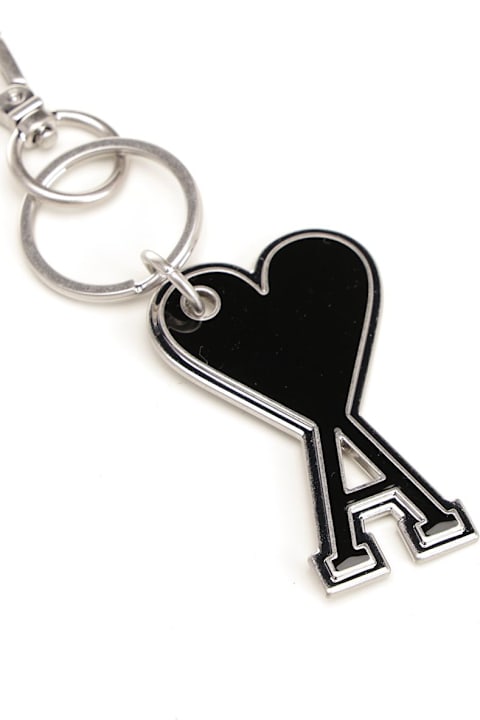 سلاسل مفاتيح لـ السيدات Ami Alexandre Mattiussi Keychain With Logo