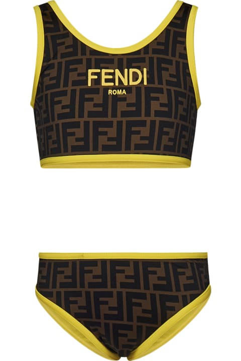 Swimwear for Girls Fendi Kids Swimsuit