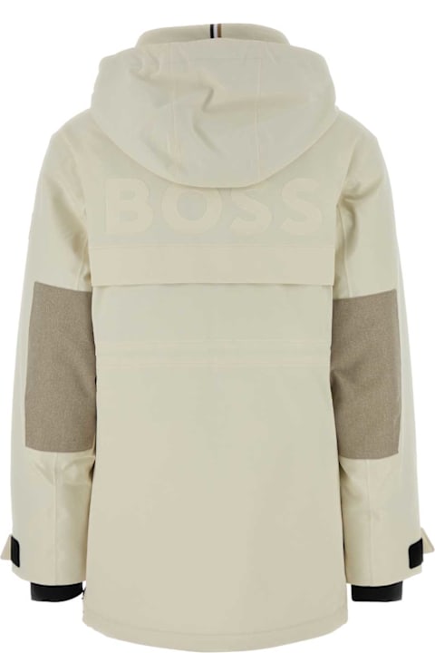 Hugo Boss for Kids Hugo Boss Ivory Stretch Nylon Jacket
