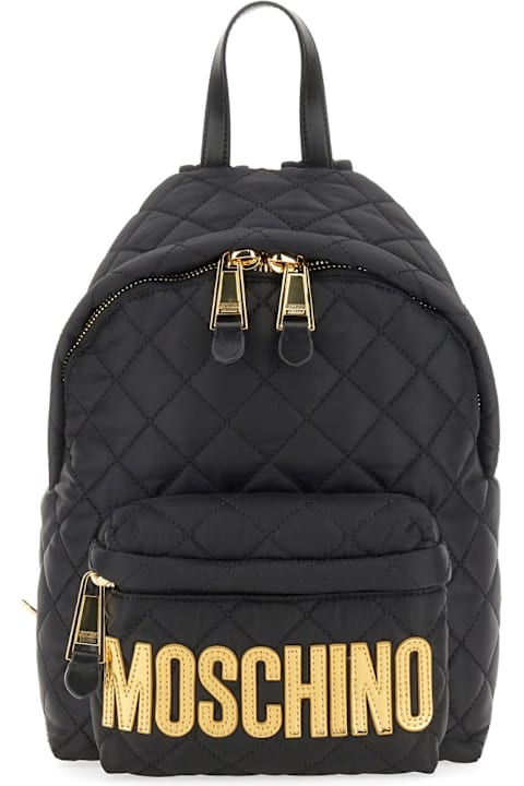 Moschino Backpacks for Women Moschino Quilted Nylon Backpack