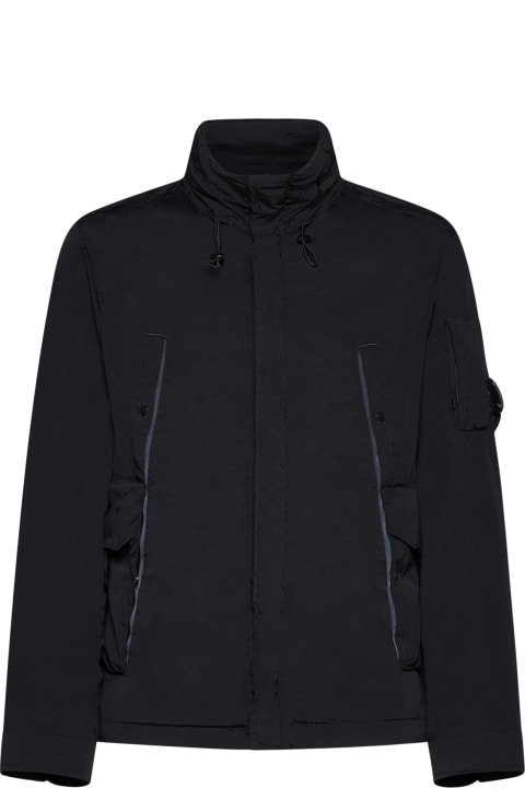 Coats & Jackets for Men C.P. Company Black Stretch Nylon Jacket