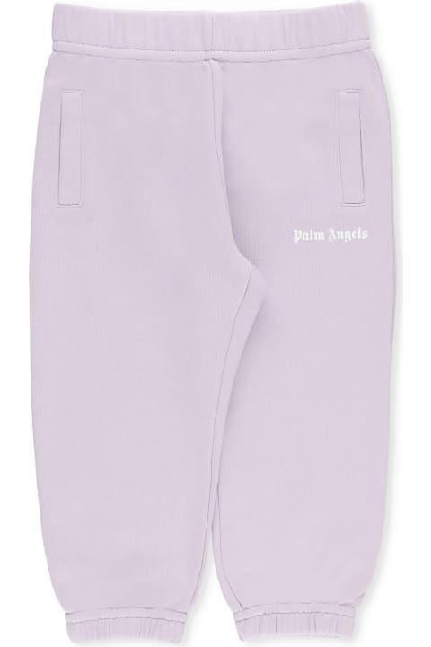 Palm Angels Bottoms for Baby Girls Palm Angels Pants With Logo