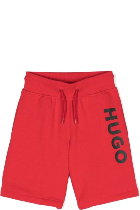 Hugo Boss Bottoms for Boys Hugo Boss Sports Shorts With Print
