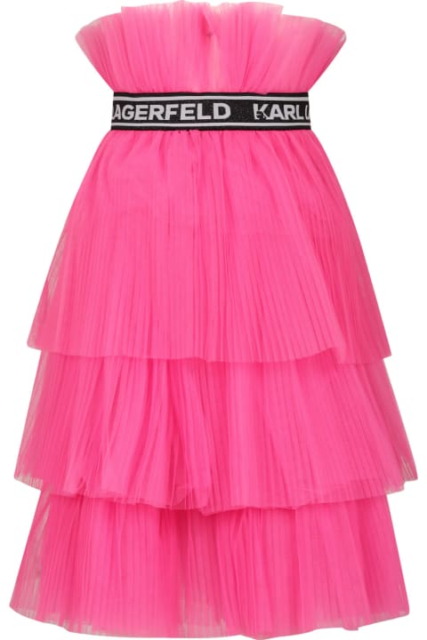 Karl Lagerfeld Kids Karl Lagerfeld Kids Elegant Fuchsia Skirt For Girl