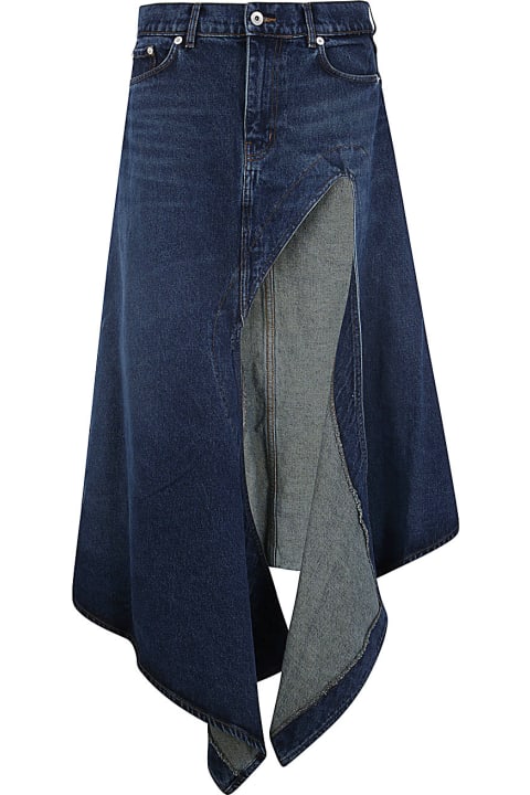 ウィメンズ Y/Projectのスカート Y/Project Evergreen Cut Out Denim Skirt