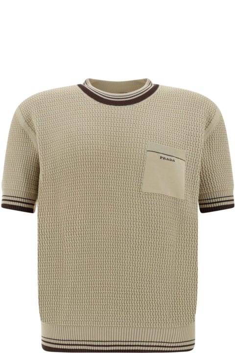 Prada Clothing for Men Prada Short-sleeved Crewneck Jumper