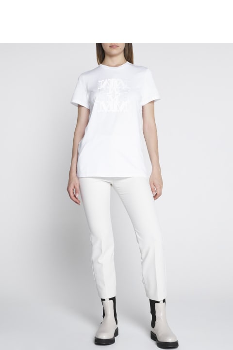 أدوات منزلية Max Mara Park Monogram Cotton T-shirt