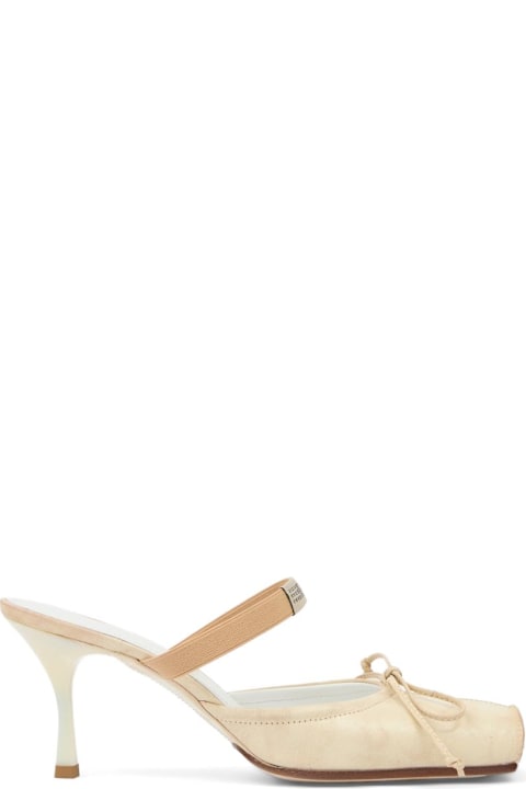 MM6 Maison Margiela Suede Leather Mules