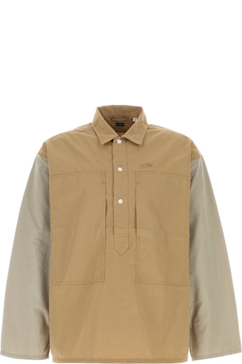 Nanamica لـ Kids Nanamica Biscuit Jersey Oversize Shirt