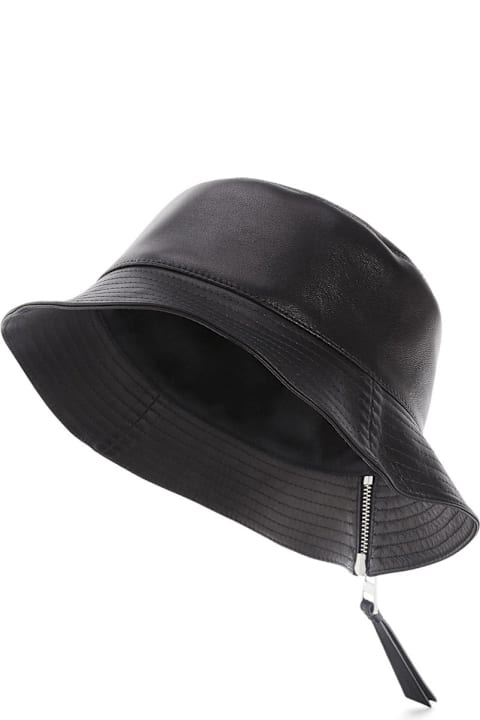 Loewe Accessories for Men Loewe Leather Fisherman Hat