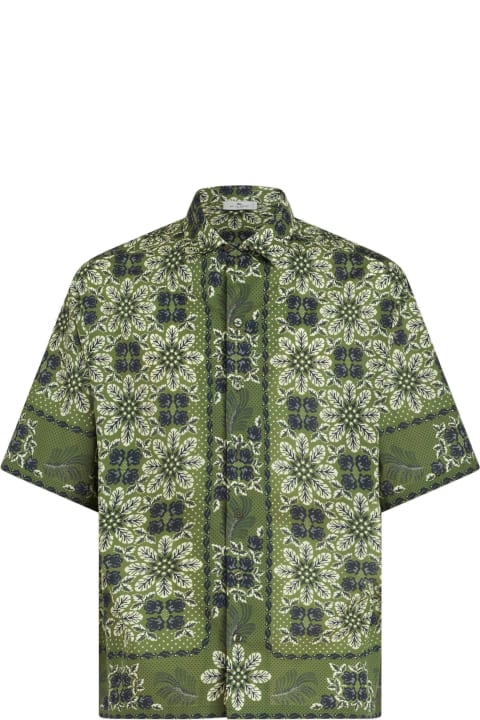 Clothing Sale for Men Etro Etro Shirts Green
