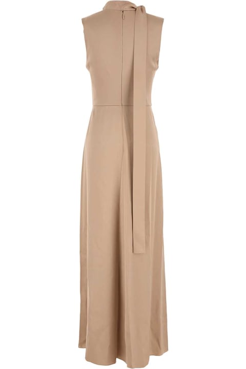 Fendi لـ Women Fendi Beige Satin Long Dress