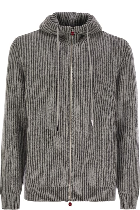 Kiton معاطف وجواكت لـ القسم الرجالي Kiton Plush Cut Cashmere Jacket