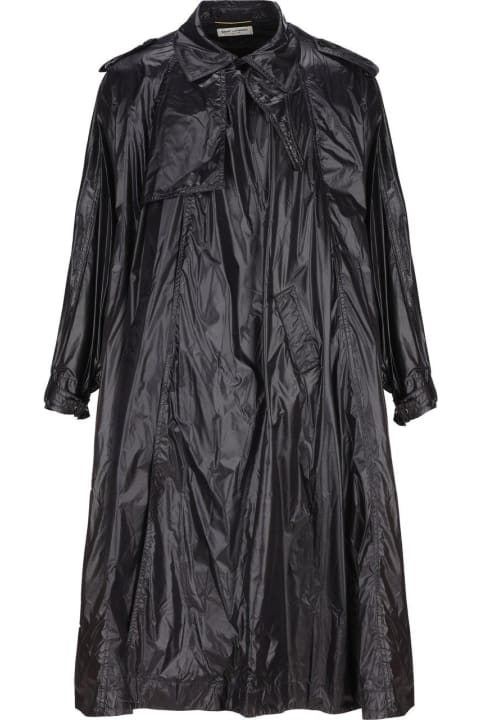 Saint Laurent Clothing for Women Saint Laurent Nylon Trench Coat