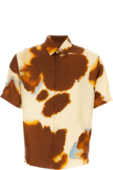 Fashion for Men Fendi Printed Satin Shirt