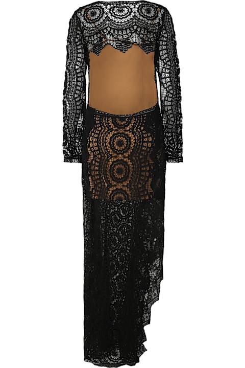 Homeware Alberta Ferretti Openwork-knit Dress