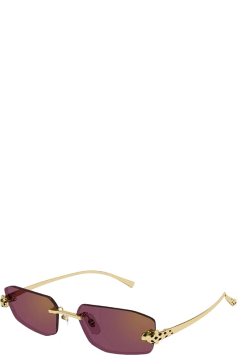 Cartier Eyewear Eyewear for Men Cartier Eyewear Ct 0474 - Gold Sunglasses