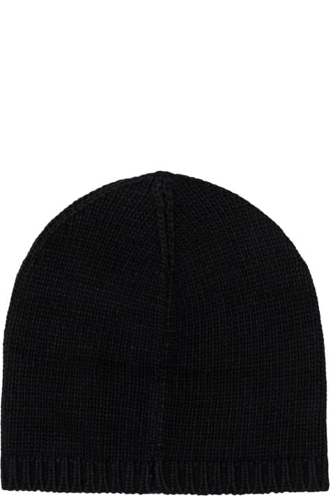 Hats for Men Dsquared2 Black Wool Blend Beanie