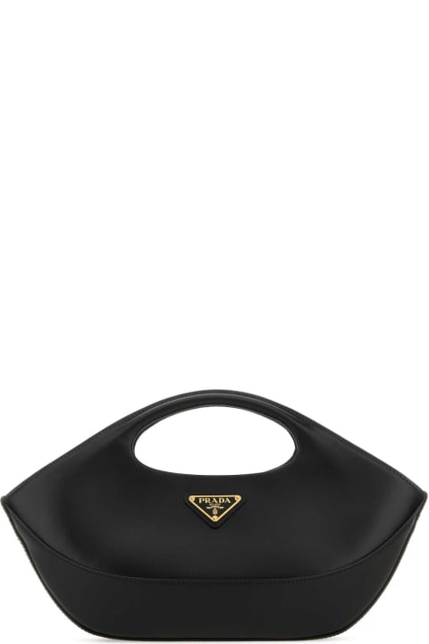 Totes for Women Prada Black Leather Handbag