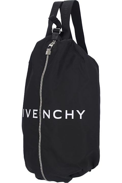 Bags for Men Givenchy "g-zip" Logo Backpack
