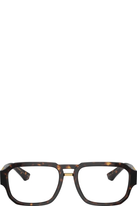 Dolce & Gabbana Eyewear Eyewear for Men Dolce & Gabbana Eyewear Dg3389 Linea Mirror Logo 502 Havana Glasses