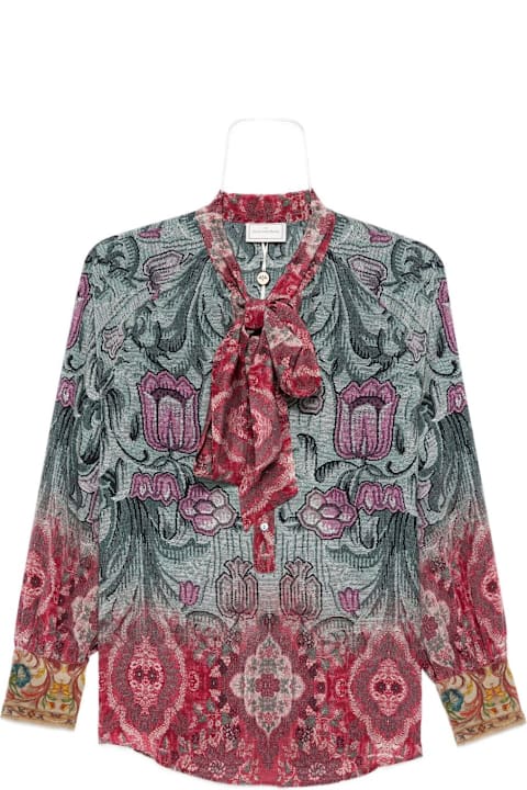 Pierre-Louis Mascia for Men Pierre-Louis Mascia Printed Silk Shirt