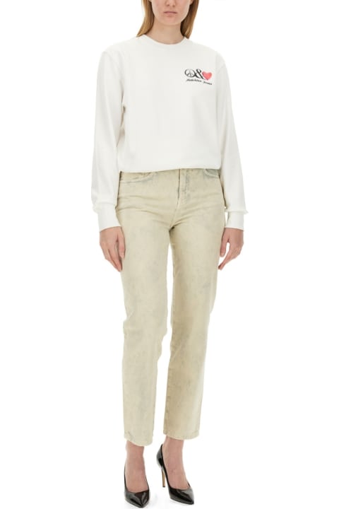 Homeware M05CH1N0 Jeans Sweatshirt With Logo