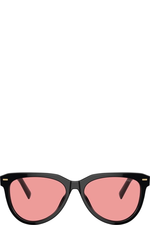 Miu Miu Eyewear for Women Miu Miu 0mu 12zs 16k1d0 Black Sunglasses