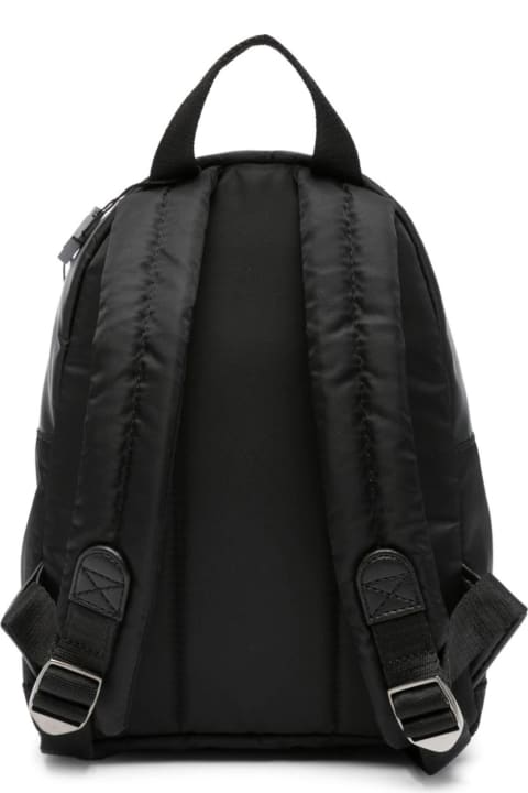 ウィメンズ新着アイテム Dolce & Gabbana Black Nylon Backpack With Dg Logo