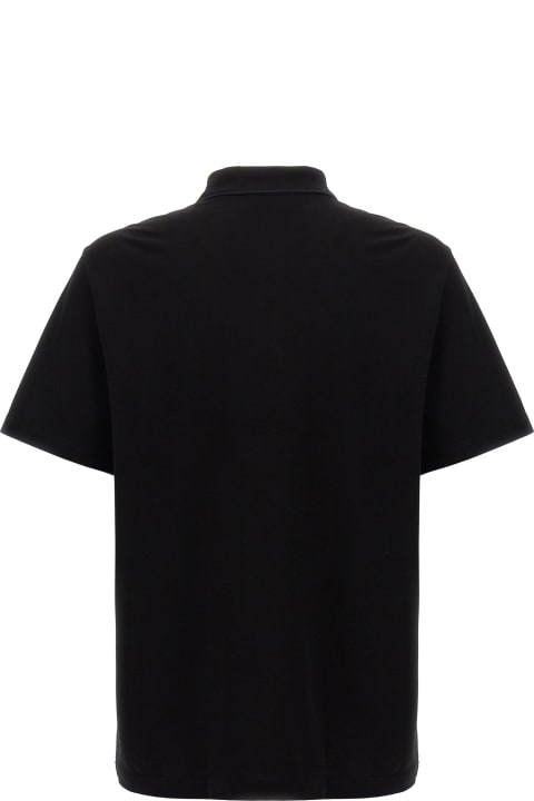 Brioni ملابس علوية لـ القسم الرجالي Brioni Logo Embroidery Polo Shirt