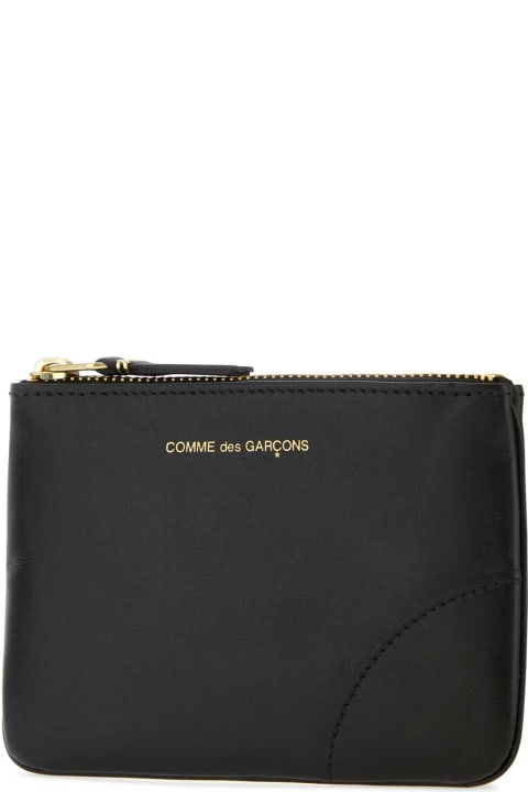 Fashion for Women Comme des Garçons Black Leather Coin Case