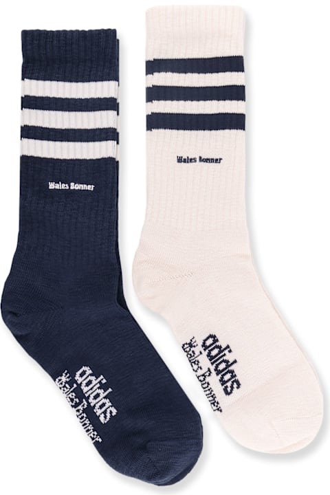 Adidas Originals by Wales Bonner for Men Adidas Originals by Wales Bonner Cotton Blend Socks Bipack