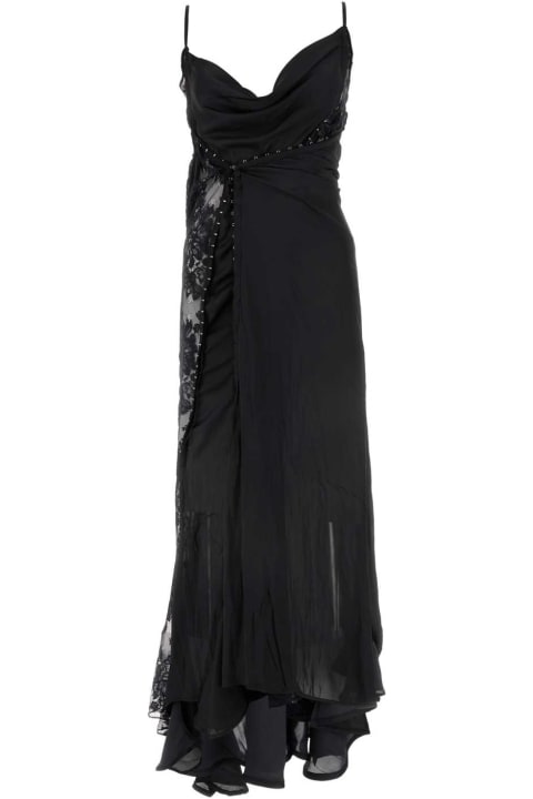 Y/Project for Women Y/Project Black Satin Dress