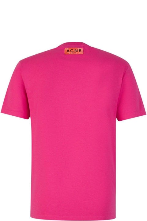 Acne Studios Topwear for Men Acne Studios Logo Printed Crewneck T-shirt