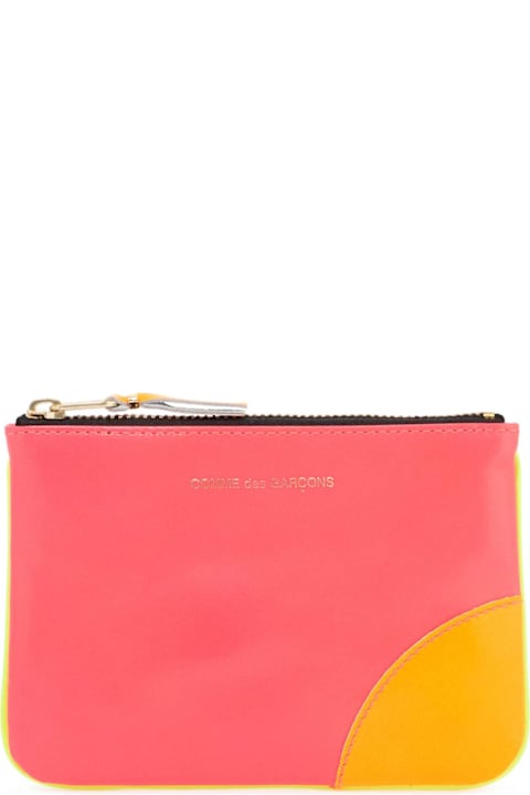 Fashion for Women Comme des Garçons Wallet Super Fluo Pouch