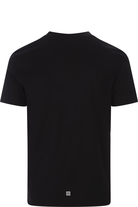 Givenchy Clothing for Men Givenchy 4g Stars Slim T-shirt In Black Cotton