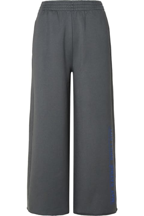 MM6 Maison Margiela Pants & Shorts for Women MM6 Maison Margiela Gray Cotton Pants