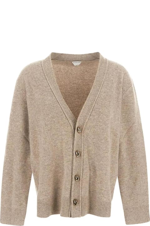 Cardigan With Knotted Buttons