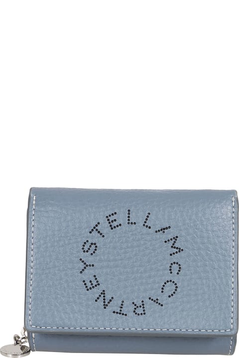 Stella McCartney Wallets for Women Stella McCartney Trifold Wallet Embossed Grainy Mat