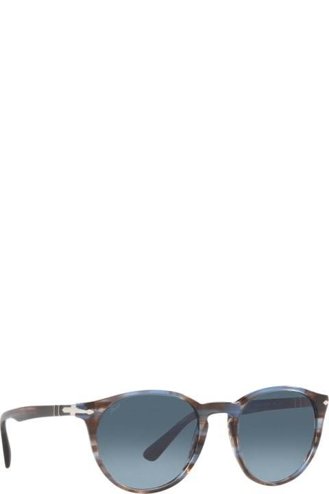 Persol Eyewear for Men Persol Po3152s Striped Blue Sunglasses