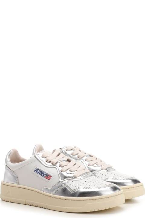 Fashion for Women Autry 'medalist' Sneakers With Silver Inserts